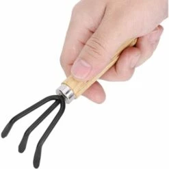 MEZHENG Pelle De Jardin Ensemble D'outils De Jardinage Et De Pelle 3Pcs Mini Outils De Jardinage Pour Plantes Ensemble Pelle Griffe Râteau Pelle Fleurs Outils De Plantation Rempotage -Outil de travail du sol Soldes 64119695 3