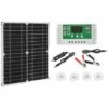 THSINDE Kit Panneau Solaire 200W Chargeur 60A 12V Avec Controllerbejoey -Outil de travail du sol Soldes 64465202 1