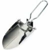 PREMIER Mini Pelle Pliante Bêche Portable En Acier Inoxydable Outil À Main Pour Camping Randonnée Jardinage Survie Aventure -Outil de travail du sol Soldes 64578723 1