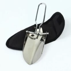 PREMIER Mini Pelle Pliante Bêche Portable En Acier Inoxydable Outil À Main Pour Camping Randonnée Jardinage Survie Aventure -Outil de travail du sol Soldes 64578723 2