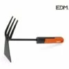 Houe + Râteau De Jardin 31cm Couleur Gris/orange Edm. -Outil de travail du sol Soldes 64860126 1