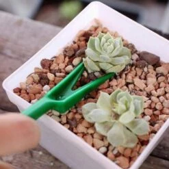 GrooFoo Mini Outils De Jardinage Outil Repiquage 4 Pièces Kit Doutils De Jardinière Coup De Poing Semoir Semis En Deux Pièces Pour Extérieur Jardin GrooFoo -Outil de travail du sol Soldes 65118589 2