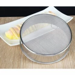 BDD Tamis à Farine Rond Professionnel En Acier Inoxydable Avec 60 Mailles (7,9 Pouces) -Outil de travail du sol Soldes 65374726 4