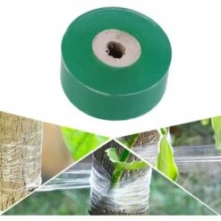 OSQI Pièces Bande De Greffage Pépinière Bande Étirable De Greffage Bande De Film Bande Adhésive Bande Étirable Bande De Barrière D'Humidité Pour La Réparation De Plantes De Greffe 3cm * 100m, Vert -Outil de travail du sol Soldes 65501632 3