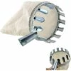OSQI Ramasse-fruits Harvesters, Tête Cueille-Pommes, Filet Attrape-Fruits En Métal Avec Capuchons De Protection, Ø 140 Mm, Pochette Coton Pour Pomme Orange Pêche Poire, Outil De Cueillette Extérieur, Outils De Jardin, Argent -Outil de travail du sol Soldes 65505171 1