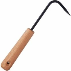 OSQI Outil De Désherbage De Jardin Pour La Maison, Le Jardin Extérieur, Creuser, Cultivateur, Outil De Désherbage, Cadeau De Jardin, Crochet à Griffe Unique (noir)