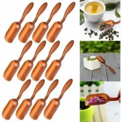 BAICCCF Outil De Plantation Et Culture 12 PCS Plastique Mini Pelle De Jardin Cuillères Cuillères De Sol, Culture Creuser Transplantation Outils De Jardinage Plantes Succulentes Fleurs En Pot, Cuillères À Sel De Bain / Cuillères À Poudre À Linge / Cuillères À Feui