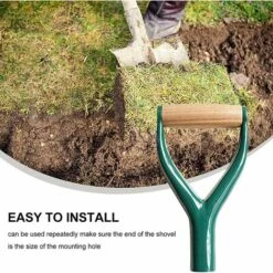 EINEMGELD Remplacer Le Manche De La Pelle Pelle En Plastique De Type D Pelle À Neige Manche De Remplacement Pelle À Manche En Métal Outils Pour Accessoires De Jardin Gently -Outil de travail du sol Soldes 65896793 4