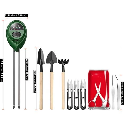 MEZHENG Mini Outils De Jardin Pour Plantes Succulentes, Micro-outils 4 MEZHENG Mini Outils De Jardin Pour Plantes Succulentes, Micro-outils – Image 2