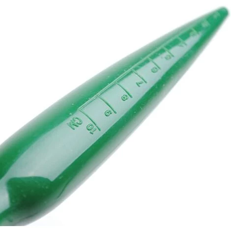 Jardin D'outils À Main Ampoule Planteur Outil De Jardinage Perforatrice Digger Outil Plantule Poignée Ergonomique Pour La Plantation Semis Désherbage Vert 17.5 * 11.5 Cm Adélala 5 Jardin D'outils À Main Ampoule Planteur Outil De Jardinage Perforatrice Digger Outil Plantule Poignée Ergonomique Pour La Plantation Semis Désherbage Vert 17.5 * 11.5 Cm Adélala – Image 3