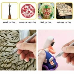 FLETéçA Lot De 18 Outils De Désherbage Bricolage En Vinyle Pour Désherbage De Vinyle, Silhouettes, Camées, Lettrage -Outil de travail du sol Soldes 66971244 2