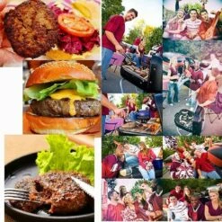 ENLENK Presse à Hamburger Presse à Hamburger 3 En 1 Presse à Hamburger Presse à Hamburger Presse à Hamburger Pour Des Galettes De Hamburger Ou Des Boulettes De Viande Parfaites Accessoires De Gril Robustes Presse à Hamburger Lavable Au Lave-vaisselle -Outil de travail du sol Soldes 67407577 5