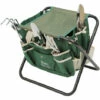 SiFree® Tabouret De Jardin Pliant Avec Outils De Jardin, Ensemble D'outils De Jardin 7 Pièces Avec Tabouret Pliant -Outil de travail du sol Soldes 67447977 1