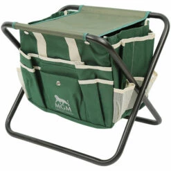 SiFree® Tabouret De Jardin Pliant Avec Outils De Jardin, Ensemble D'outils De Jardin 7 Pièces Avec Tabouret Pliant -Outil de travail du sol Soldes 67447977 5