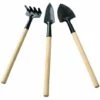 LLOVE 3 Outils De Jardin, Petit Râteau à Pelle Et Plantes En Pot à Manche En Bois En Forme De Pelle, Outils De Sécurité Pour Enfants Jardin Intérieur Et Extérieur -Outil de travail du sol Soldes 67461631 1