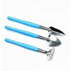 FLYME Mini Kit De Plantation De Jardinage Râteau De Jardin Pelle Jardin Succulentes Transplantation Creuser Outil De Désherbage Outil De Plantation Succulente (bleu)