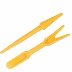 FLYME 2 Pièces D'outil De Plantation De Repiquage Bonsai Bulldozer Outil De Creusement Dispositif De Culture D'engrais Semer Des Semis Creuser Des Semis élever Des Semis Creuser Des Semis Planter Des Semis Repiquer Des Pots Et Changer Le Sol