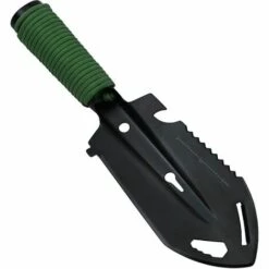 FLYME Pelle De Jardin, Outil De Creusement De Jardin, Pelle De Jardin En Acier Inoxydable, Mini Pelle De Jardin, Mini Pelle De Jardin, Pelle De Jardin En Métal, Pour Jardinage, Agriculture, Camping (noir)