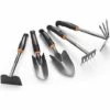 ENLENK Ensemble Outils Jardinage,Outils De Jardin En Têtes Robustes Acier Carbone Et Poignées Ergonomiques,avec Pelles,Transplanteur,Râteau à Main,Désherbeurs Manuels,Binette Pour Jardin,Ferme,Pelouse -Outil de travail du sol Soldes 68339079 1