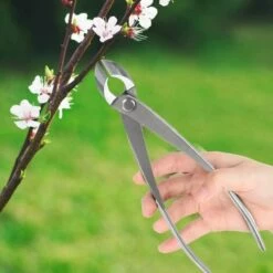 GRID COOL Branch Cutter,Bonsai Sécateur Feuilles Acier Au Carbone 8 Pouces Concave Cutter Bonsai Tools Garden Shear 21.3x5.6cm/8.4x2.2in(L X W) -Outil de travail du sol Soldes 68492322 3