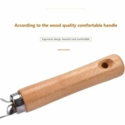 Cisea Kit Outils Du Jardinier, Outil De Jardinage De Qualité Supérieure Pour Désherber Votre Jardin, Acier Inoxydable Robuste,manche En Bois De Frêne Naturel Lisse Et Modèle Bosse En Cuir -Outil de travail du sol Soldes 68585210 2