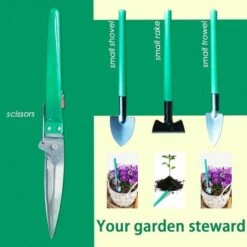 GRID COOL Kit Outils Du Jardinier 12 Pièces, Ensemble D'outils De Jardinage, Cadeaux De Jardinage Pour Femmes, Hommes (vert) -Outil de travail du sol Soldes 68589991 4