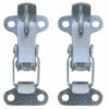 ADNAUTO Attaches Capot Griffe Acier X2 - Gris