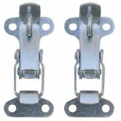 ADNAUTO Attaches Capot Griffe Acier X2 - Gris